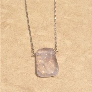 Sterling Silver 925 Amethyst Stone Necklace